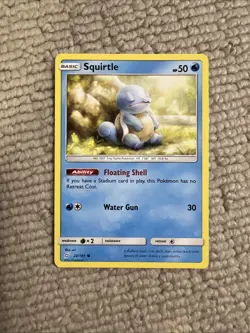 Squirtle 22/181 Sm-Team Up Regular - Pokemon Card - Image 1