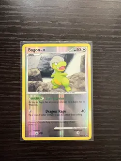 Pokemon TCG 2009 Bagon Shiny SH10 Arceus Reverse Holo Card NM - Image 1