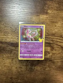 Mew Holo 11/25 Celebrations Pokemon TCG Single Card ENGLISH NM - Image 1