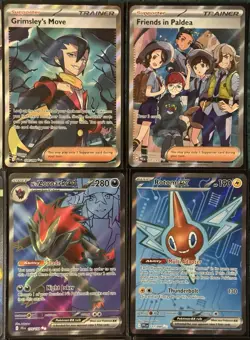 POKEMON MEGA EVOLUTIONS PHANTASMAL FLAMES FULL ART ILLUSTRATION RARE CARD LOT !! - Image 4