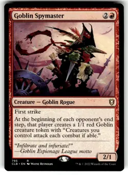 Goblin Spymaster Commander Legends: Battle for Baldur's Gate Regular MTG - Image 1