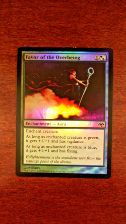 FOIL Favor of the Overbeing - MP Moderately Played, Eventide, English, MTG Magic - Image 1