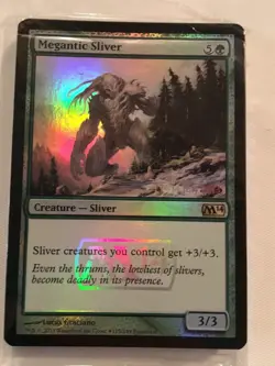 Megantic Sliver Foil - Magic The Gathering - Sealed Pack - Image 1