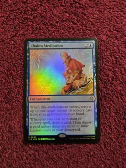 MTG Chakra Meditation 0091 Foil Avatar The Last Air Bender - Image 1