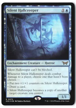 Silent Hallcreeper #72 Duskmourn: House of Horror NM Foil - Image 1