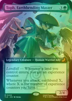 Toph, Earthbending Master - Extended Art Foil - Avatar: The Last Airbender - TLE - Image 1