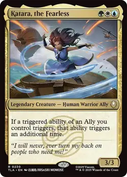 NM Katara, the Fearless, MTG, Avatar: The Last Airbender, Magic, 230 - Image 1
