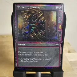 Withering Torment NM - FOIL Showcase - Duskmourn: House of Horror - MTG - Image 1