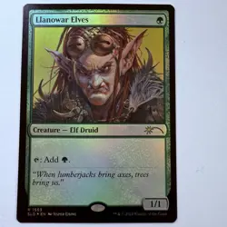 Magic The Gathering Mtg Foil Llanowar Elves Jesper Ejsing Secret Lair Near Mint - Image 1