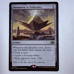 Magic The Gathering Mtg Monument To Endurance Mythic Aetherdrift Near Mint - Image 1