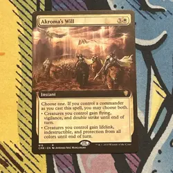 Akroma's Will - Extended Art - Commander Masters - English MTG - Image 1