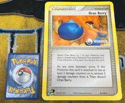 Pokemon Oran Berry 85/109 Oversized JUMBO Winner Promo Card Light Play - Image 1