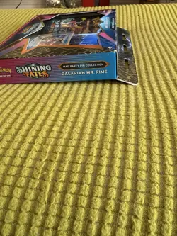 Pokemon Shining Fates Galarian Mr. Rime Mad Party Pin Collection Sealed - Image 2