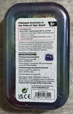 Pokemon Prismatic Evolutions Espeon TCG Mini Tin New & Sealed - Image 2