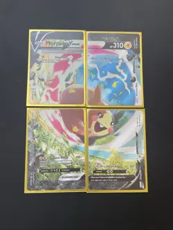 Pokemon TCG Morpeko V-Union-Four Card Set Black Star Promo. PSA8 - Image 1