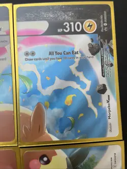 Pokemon TCG Morpeko V-Union-Four Card Set Black Star Promo. PSA8 - Image 3