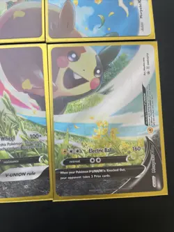 Pokemon TCG Morpeko V-Union-Four Card Set Black Star Promo. PSA8 - Image 4