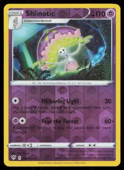 Shiinotic #080/189 Reverse Holo 2020 Pokemon Darkness AblazeLP - Image 1