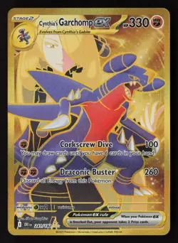 Cynthia's Garchomp ex - 241/182 SV10: Destined Rivals Pokemon TCG LP+ - NM - Image 1