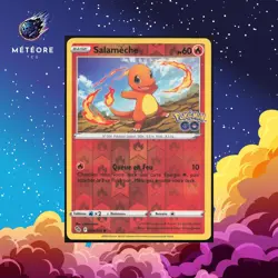 Carte Pokemon Salameche 008/078 Reverse Pokemon Go Francais - Image 1