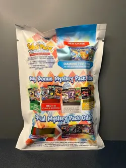 PokeRev 6.0 Mystery Pack Diamond 6 Pokemon Booster Packs / 5 + 1 Bonus Pack - Image 2
