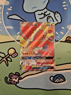 Pokemon TCG: Ho-Oh GX Full Art (131/147) Burning Shadows NM - Image 1
