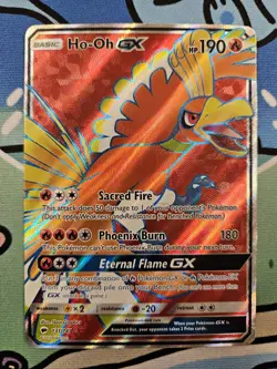 Pokemon TCG: Ho-Oh GX Full Art (131/147) Burning Shadows NM - Image 2