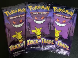 (3) Trick or Trade 2022 Booster Packs (3 Card Mini Packs) Sealed - Image 1