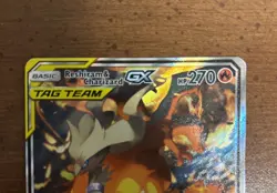 Reshiram and Charizard GX Tag Team SM201 Pokemon TCG - Image 3