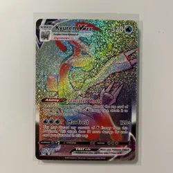 Pokemon TCG Kyurem VMAX 197/196 Lost Origin Secret Rare Rainbow Holo Card NM - Image 1