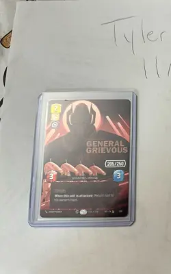 General Grevious Star Wars Unlimited Serialized Card 205/250 - Image 1