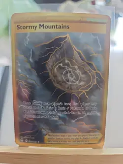 Pokemon TCG Stormy Mountains Evolving Skies Holo Card 232/203 Secret Rare - Image 1