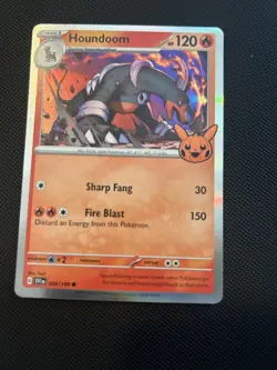 Houndoom 034/198 Trick or Trade Card 2023 Holo - Image 1