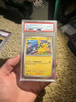 Pokemon World Championships Promo Pikachu 190 PSA 10 - Image 1