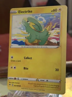 Pokemon Miscut Electrike Modern 1/1 Collecter One Of A Kind Card - Image 2