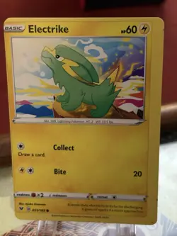 Pokemon Miscut Electrike Modern 1/1 Collecter One Of A Kind Card - Image 3