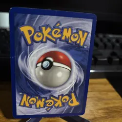 Pokemon TCG Alakazam Base Set Holo Card 1/102 Unlimited Rare CREASE - Image 2
