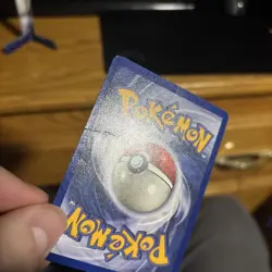Pokemon TCG Alakazam Base Set Holo Card 1/102 Unlimited Rare CREASE - Image 3