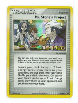 Mr. Stone's Project 79/106 | EX Emerald | Reverse Holo | English Pokemon | LP - Image 3