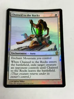 MTG English Chained to the Rocks NM Foil Theros Free Shipping! - Image 2
