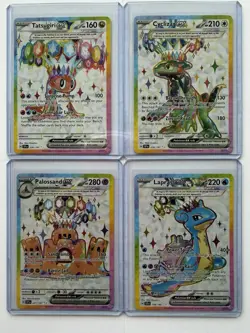 Pokemon TCG Stellar Crown/Surging Sparks 4 Cards - Image 1