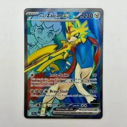 Pokemon TCG Journey Together Hops Zacian EX Card 176/159 Ultra Rare NM - Image 1