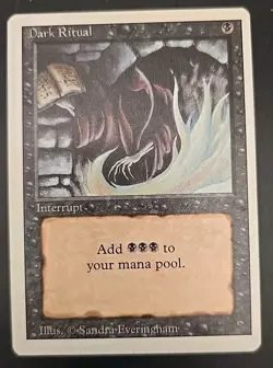 Dark Ritual Revised Edition Regular (4 Cards) Lightly Played - Image 4