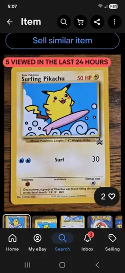 5 Pokemon packs & 1 Promo Card,Chilling Reign, Battle Styles + Surfing Pikachu - Image 3