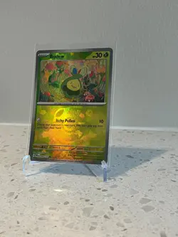 Budew Master Ball Reverse Holo 004/131 Prismatic Evolutions Pokemon Card NM - Image 3