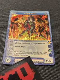 Maxxor - Ultra Rare - Chaotic Card - Dawn of Perim - Premium Foil Max Energy - Image 2