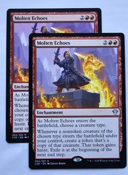 1x Molten Echoes Commander 2020 Regular MTG - Image 1