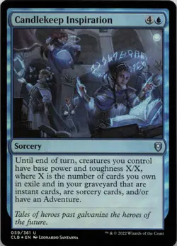 Candlekeep Inspiration - FOIL - U Commander Legends: Battle for Baldur's Gate 59 - Image 1