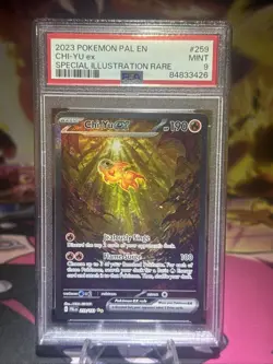 2023 POKEMON EN-PALDEA EVOLVED SPECIAL ILLUSTRATION RARE CHI-YU EX #259 PSA 9 - Image 1