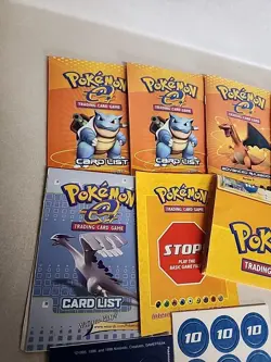 Lugia Metal Coins (3) Pokemon Neo 2000-2003 Deck Promo Lot Coins Rulebooks Rare! - Image 2